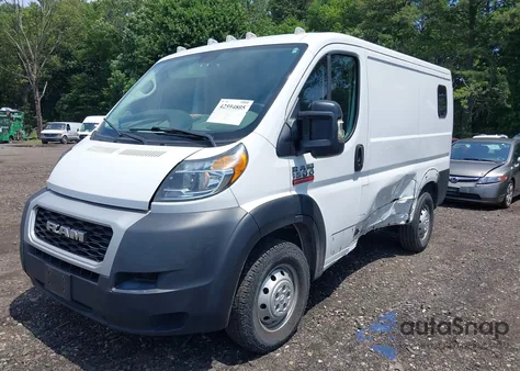 2020 Ram Promaster 1500 Low Roof 118 Wb from USA, damaged, VIN 3C6TRVNG5LE116402